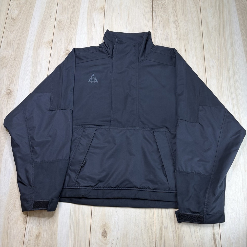 Womens Nike ACG Half Zip Anorak Black Jacket BQ3434 010 Size XS